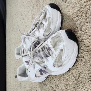 New Balance 408 White Purple Retro Sneakers Boys' 7